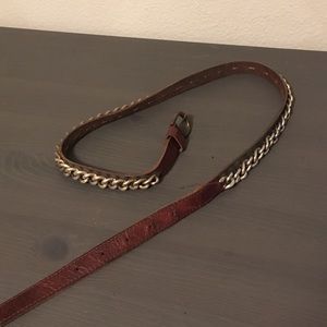 Banana Republic Genuine Leather Chain Belt 40.5 in